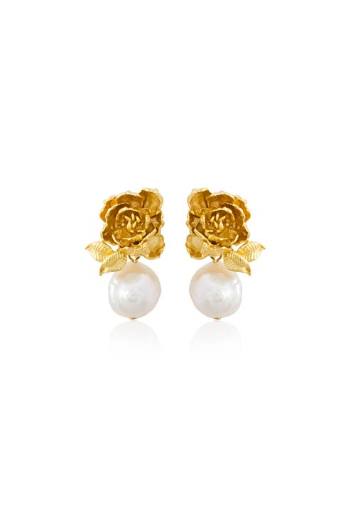 Peony Floral Earrings