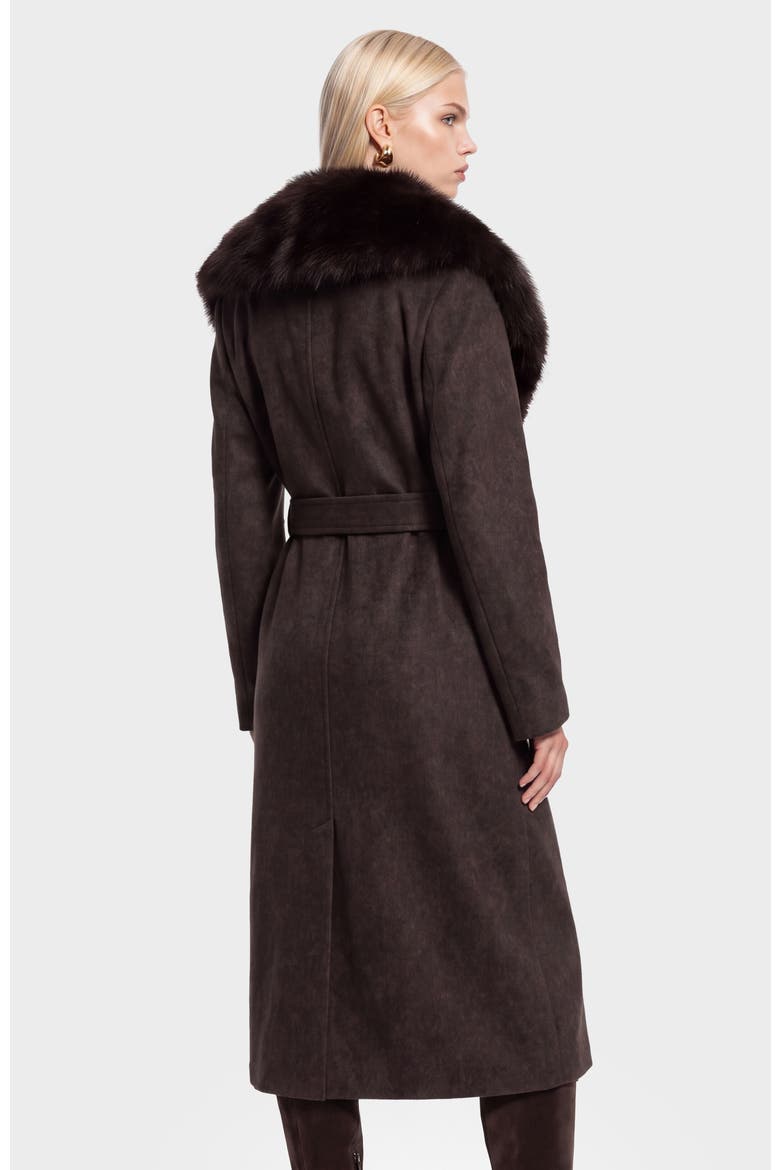 Cindy Wool Cashmere Coat, Alternate, color, Heather Cacao