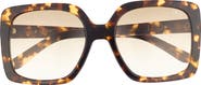 DEZI Harper 24mm Gradient Square Sunglasses