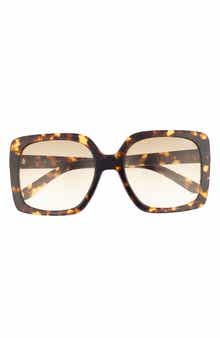 DEZI Harper 24mm Gradient Square Sunglasses