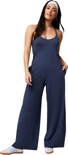 Fabletics Cloud Jersey Wide Leg Jumpsuit | Nordstrom