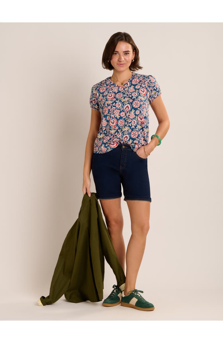 Brakeburn Sheridan Soft Floral Blouse, Alternate, color, Blue