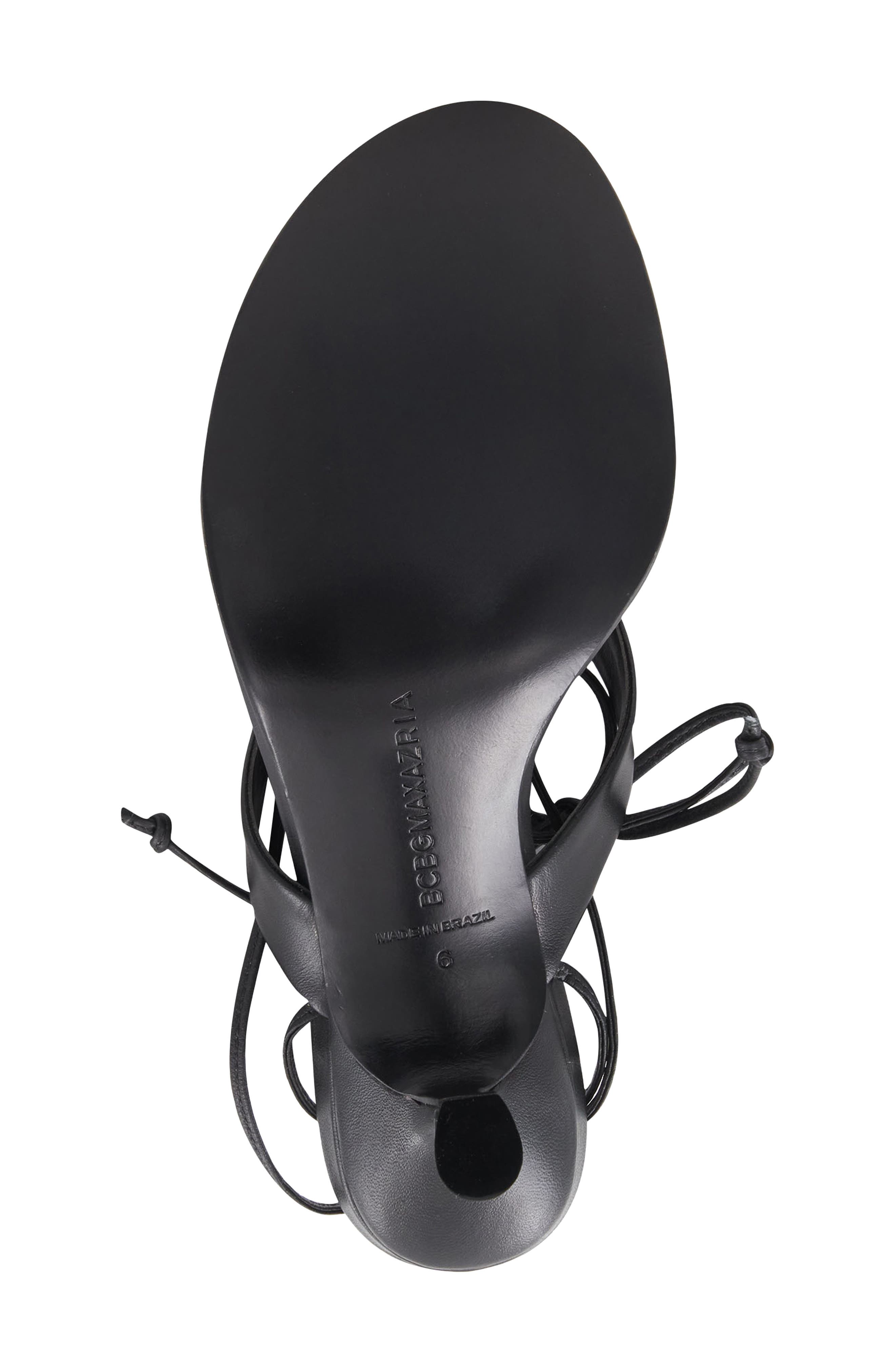 BCBGMAXAZRIA Qwyn Ankle Strap Sandal, Alternate, color, Black