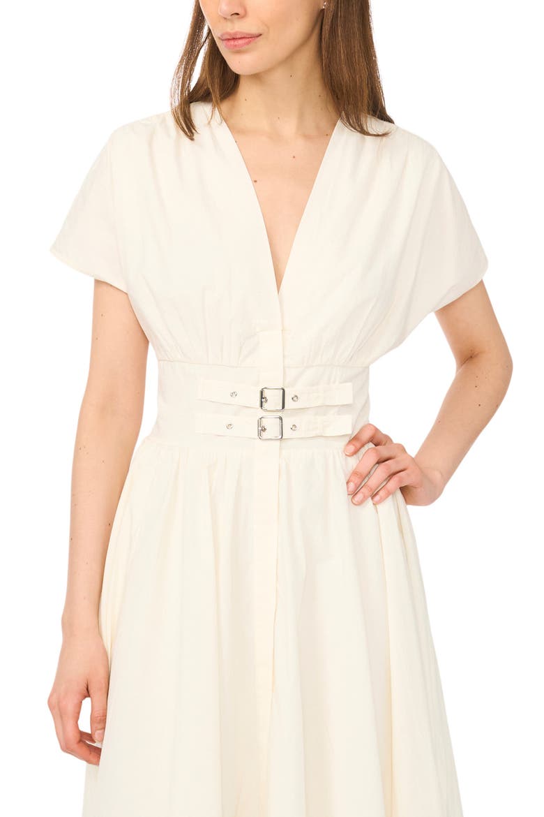 Double Belt Midi Dress, Alternate, color, SWEET IVORY