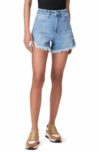 Dani Frayed Ultra High Waist Denim Shorts