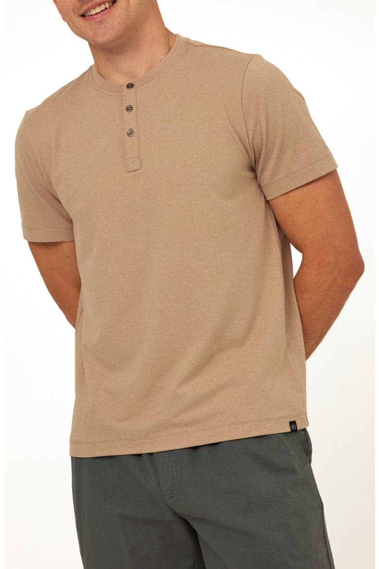 Shayne Luxe Jersey T-Shirt, Main, color, HEATHER CARIBOU