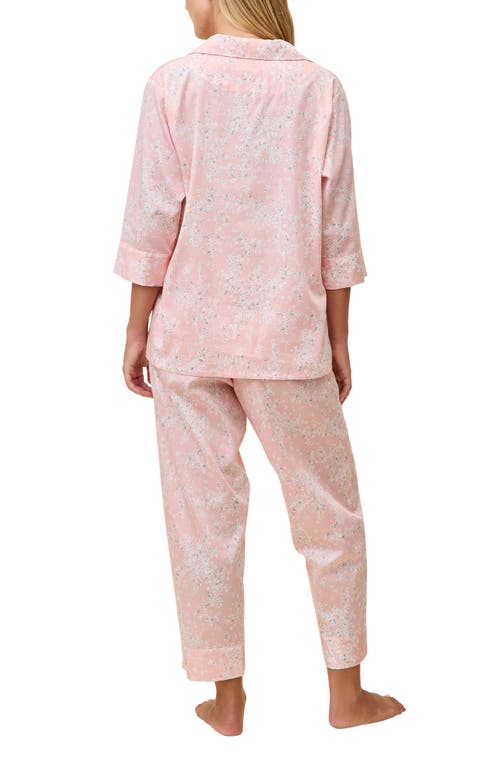 Papinelle Cheri Blossom Crop Cotton Sateen Pajamas