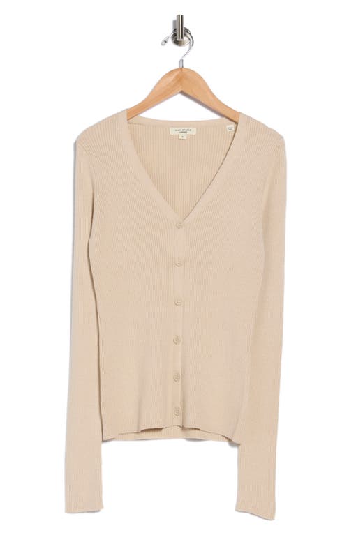 Max Studio V-neck Cardigan V-neck Cardigan In Neutral