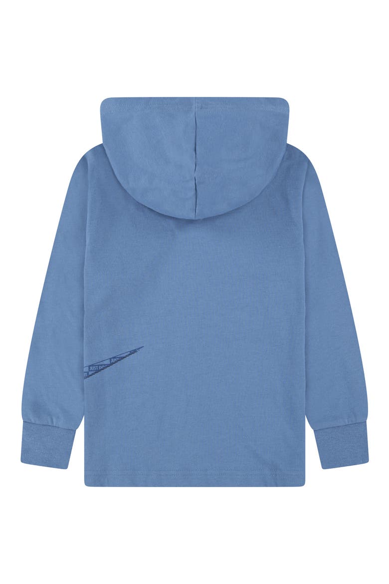 Kids' Futura Wrap Graphic Hooded T-Shirt, Alternate, color, NIKE AEGEAN STORE
