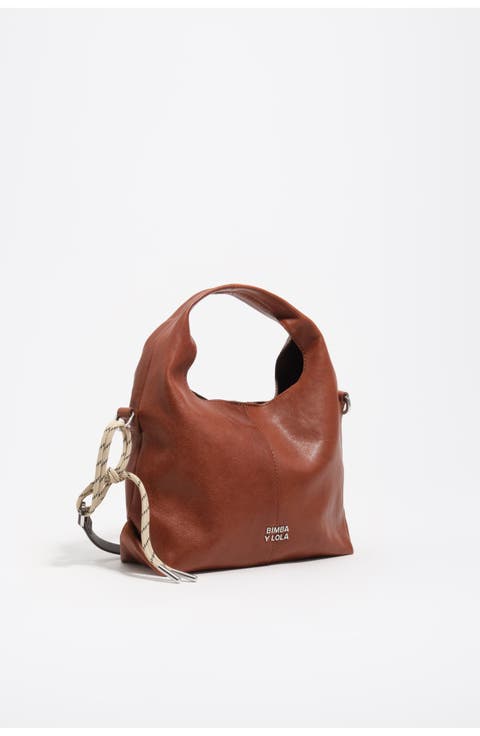 Small Leather Paper Crossbody Bag