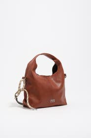 Bimba y Lola Small Leather Paper Crossbody Bag