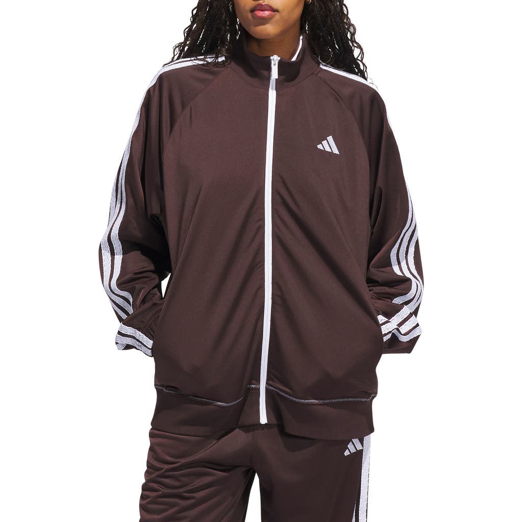 Adidas Originals Adidas Track Jacket In Brown