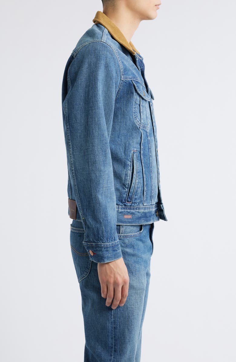Paul Smith + Lee 101 Storm Rider Cotton Denim Jacket, Alternate, color,