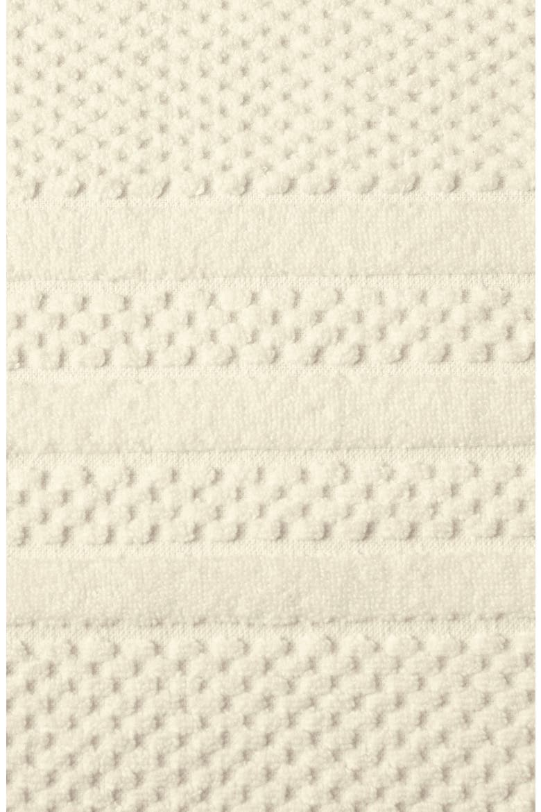 Cotton Checkered Texture 8-Piece Bath Towel Set, Alternate, color, IVORY
