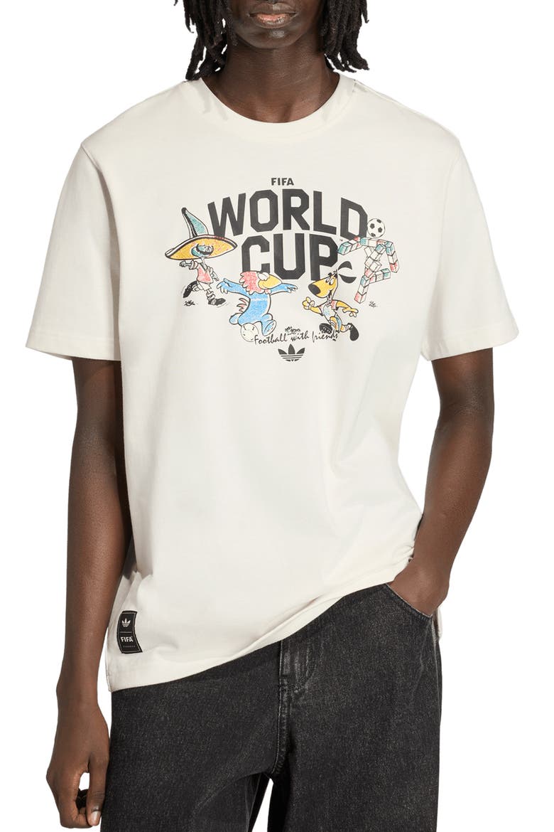 Mascot Graphic T-Shirt, Main, color, CLOUD WHITE