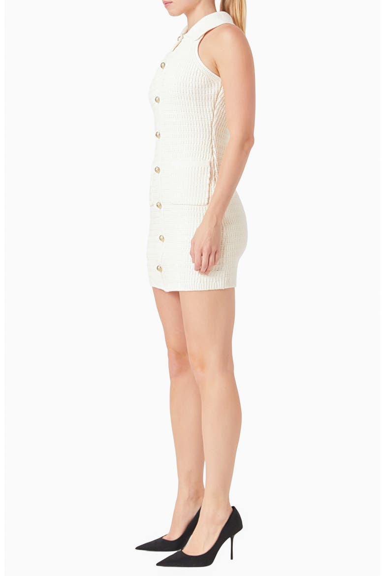 Sleeveless Sweater Dress, Alternate, color, IVORY