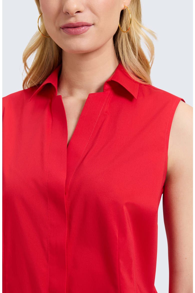 Taylor Non-Iron Sleeveless Shirt, Alternate, color, SIMPLY RED
