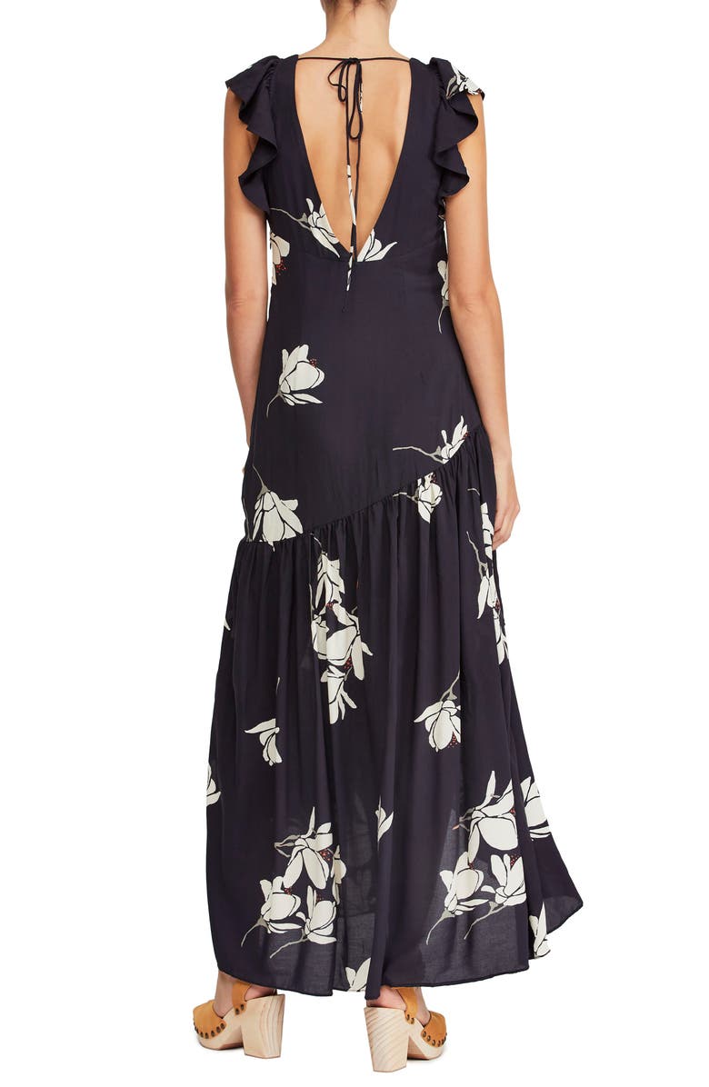 Free People She's a Waterfall High/Low Maxi Dress, Alternate, color, 
