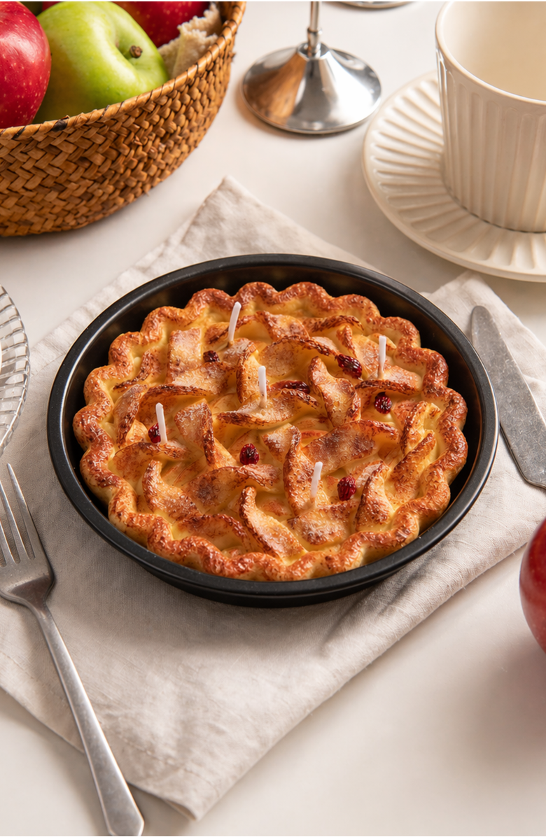 Southlake gifts Apple Pie Candle, Alternate, color, Brown
