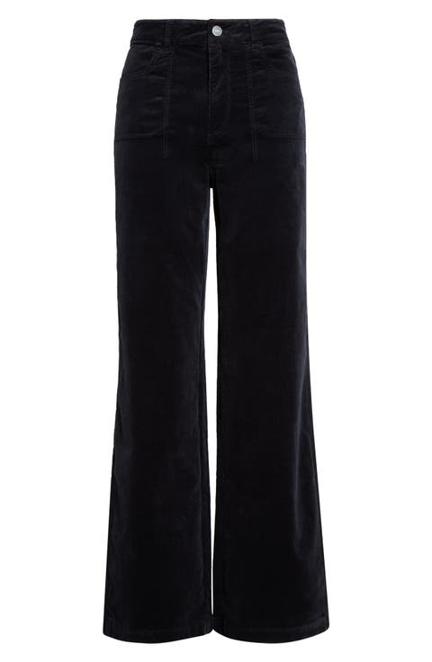 Anessa Utility Pocket High Waist Wide Leg Jeans