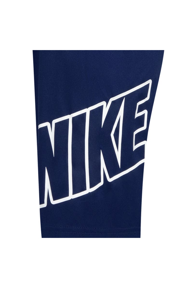 Nike Kids' Dri-FIT Graphic T-Shirt & Shorts Set, Alternate, color, Blue Void/ White