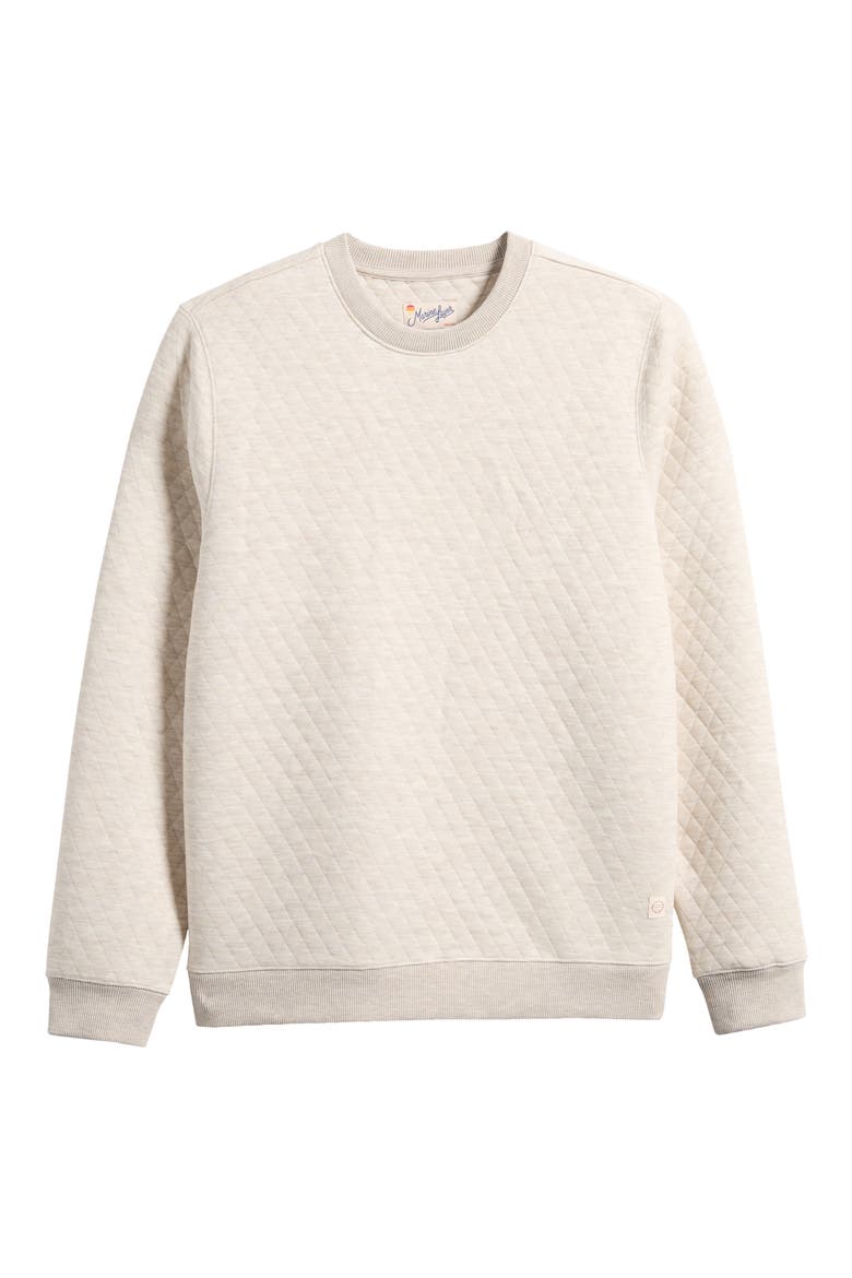 Corbet Diamond Quilted Sweater, Main, color, OAT