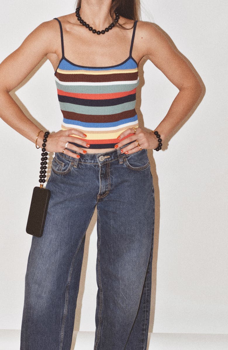 Joiana Jewelry Mello Stone Bracelet, Alternate, color, Noir