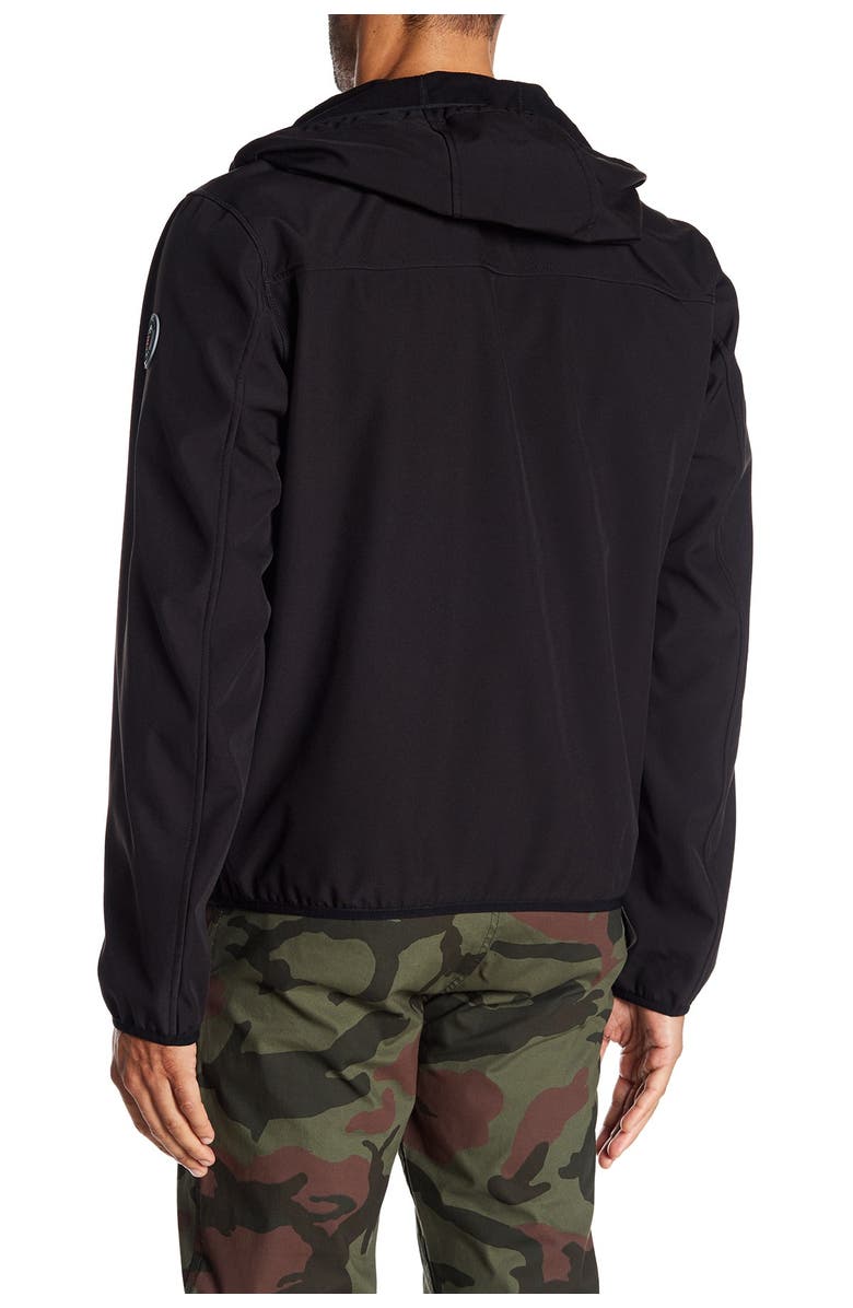 Tommy Hilfiger Softshell Fleece Hooded Jacket, Alternate, color,