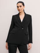 The Fold Knighton Clever Crepe Blazer