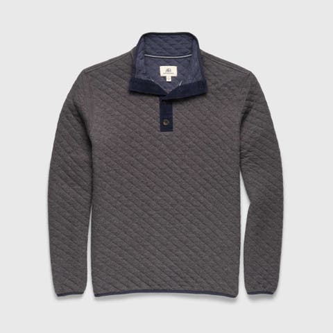 Ken Quilted Button Mock
