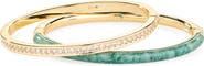 ROXANNE ASSOULIN Set of 2 Hinge Bangles