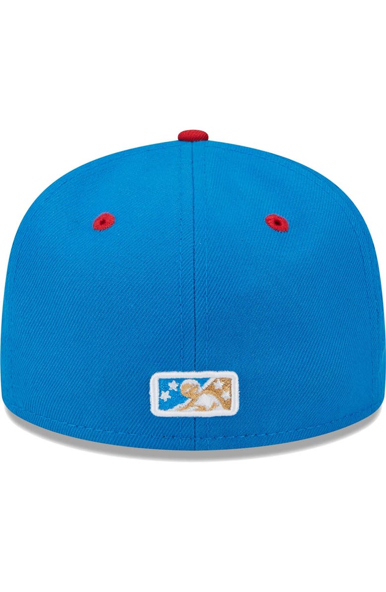 New Era Men's New Era Blue Visalia Rawhide Copa De La Diversion 59FIFTY Fitted Hat, Alternate, color, 