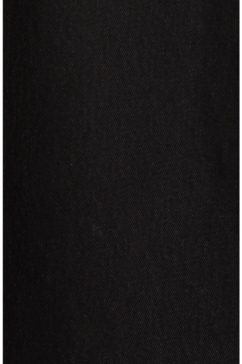 Logo Patch Denim Jacket, Alternate, color, BLACK