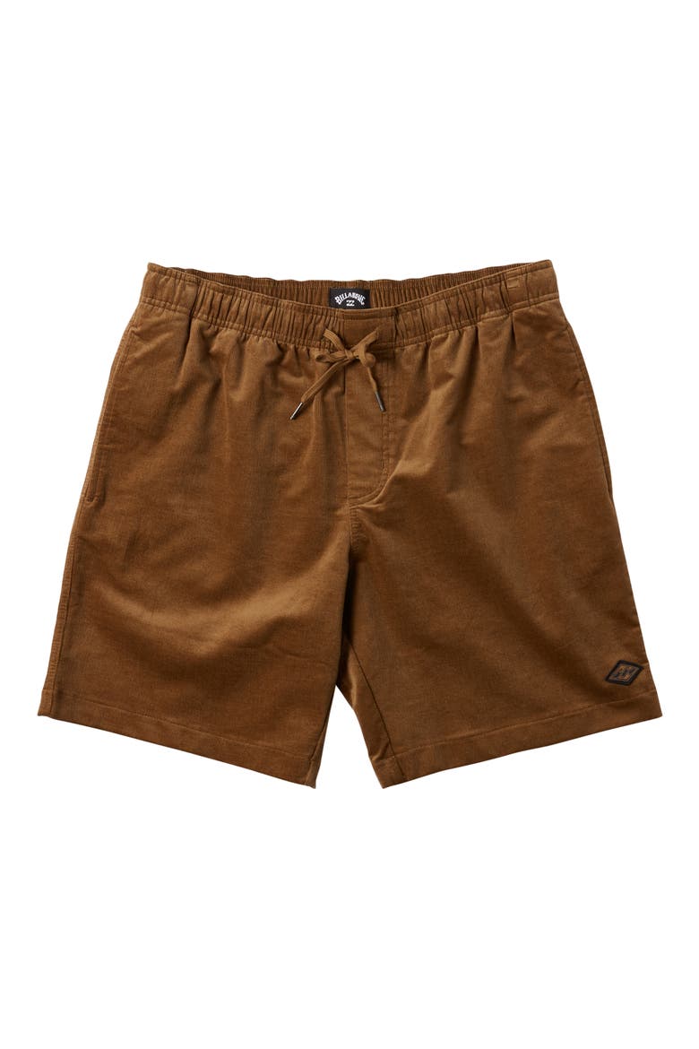 Larry Layback Corduroy Shorts, Main, color, OTTER