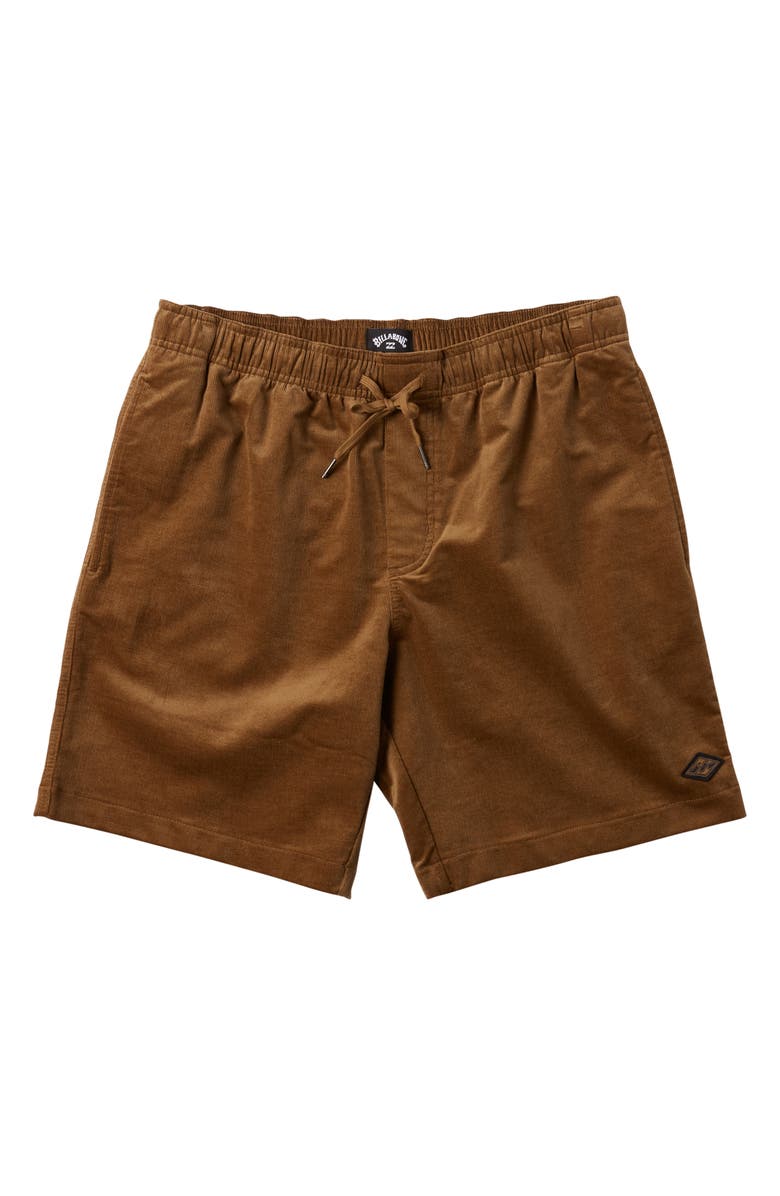 Billabong Larry Layback Corduroy Shorts, Main, color,