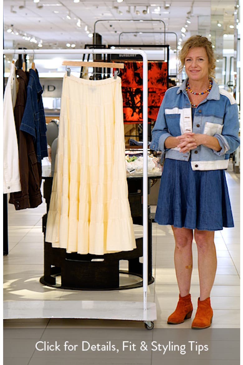 Carrie Tiered Maxi Skirt video