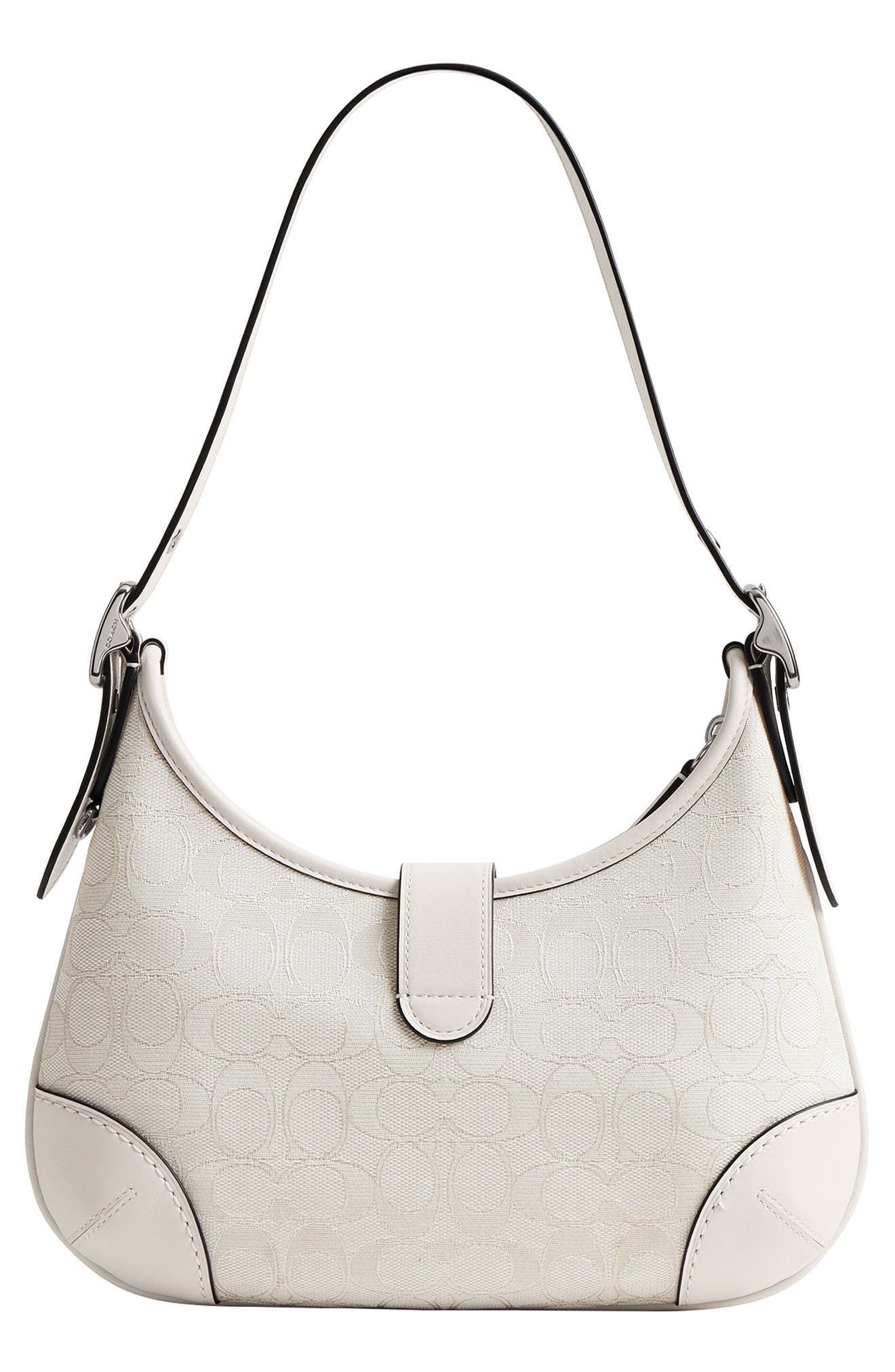 COACH Hamptons Signature Jacquard Hobo Bag, Alternate, color, 