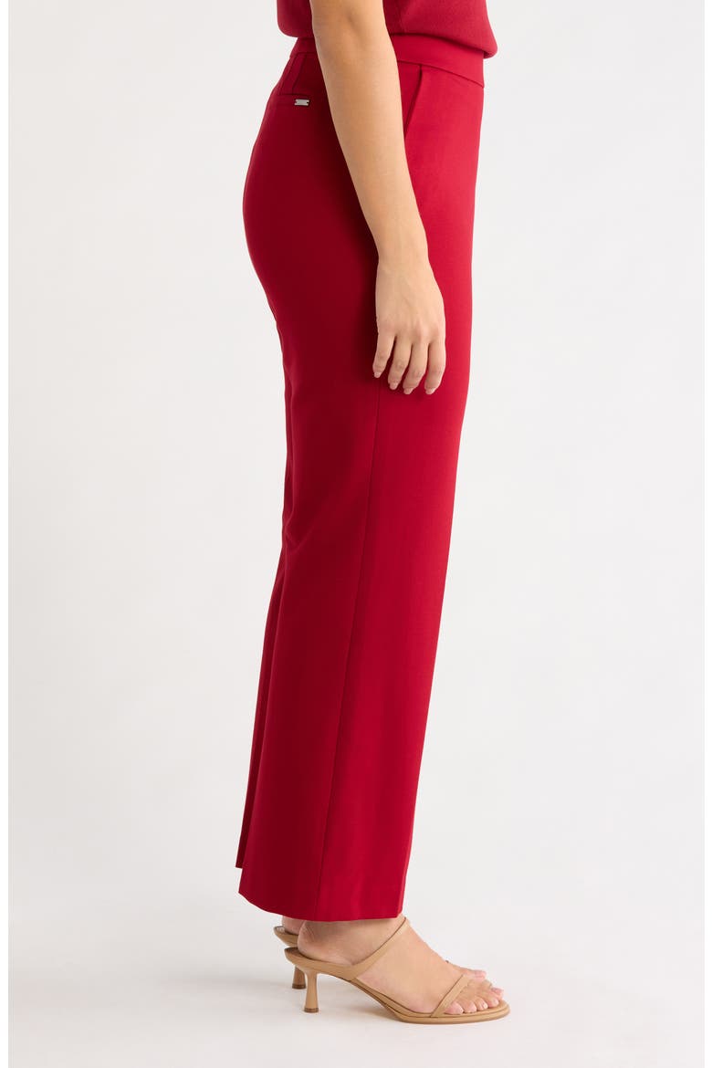Pull-On Straight Leg Trousers, Alternate, color, TITIAN RED