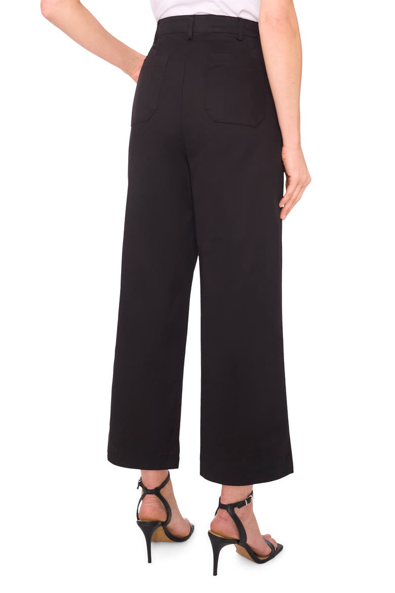 Patch Pocket Crop Twill Pants, Alternate, color, RICH BLACK 060