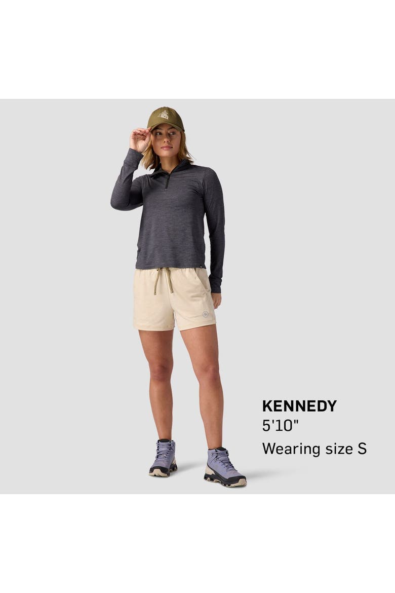 Destination 1/4-Zip Pullover - Women's, Alternate, color, Turbulence