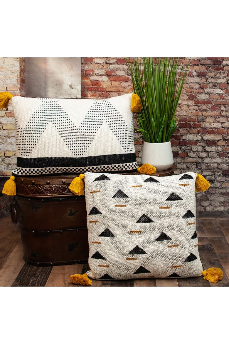 Kimmi Transitional Beige Throw Pillow, Alternate, color, BEIGE