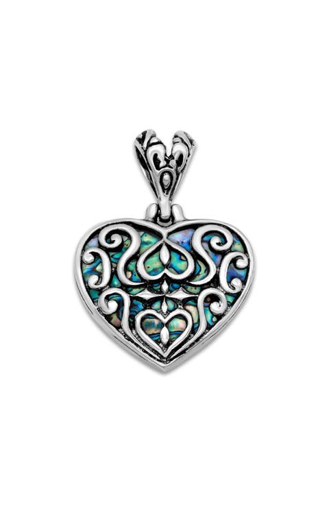 Abalone Heart Pendant