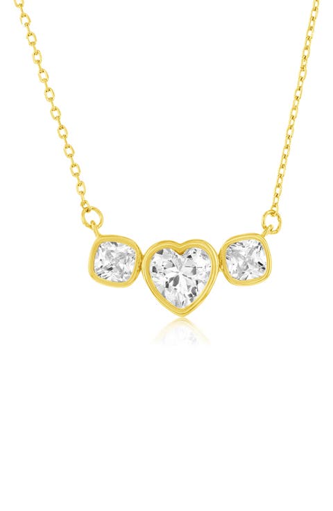 Heart Cubic Zirconia Pendant Necklace