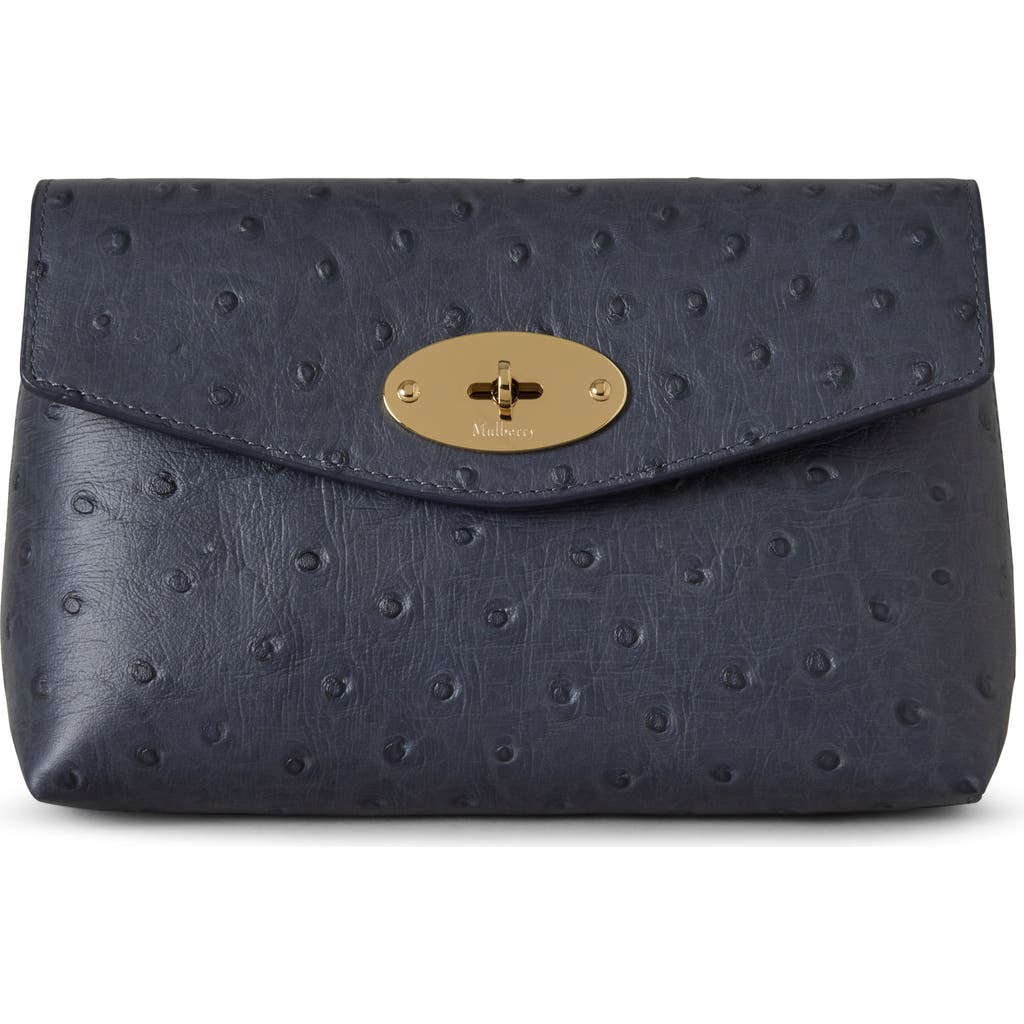 Mulberry Darley Cosmetic Pouch In Blue