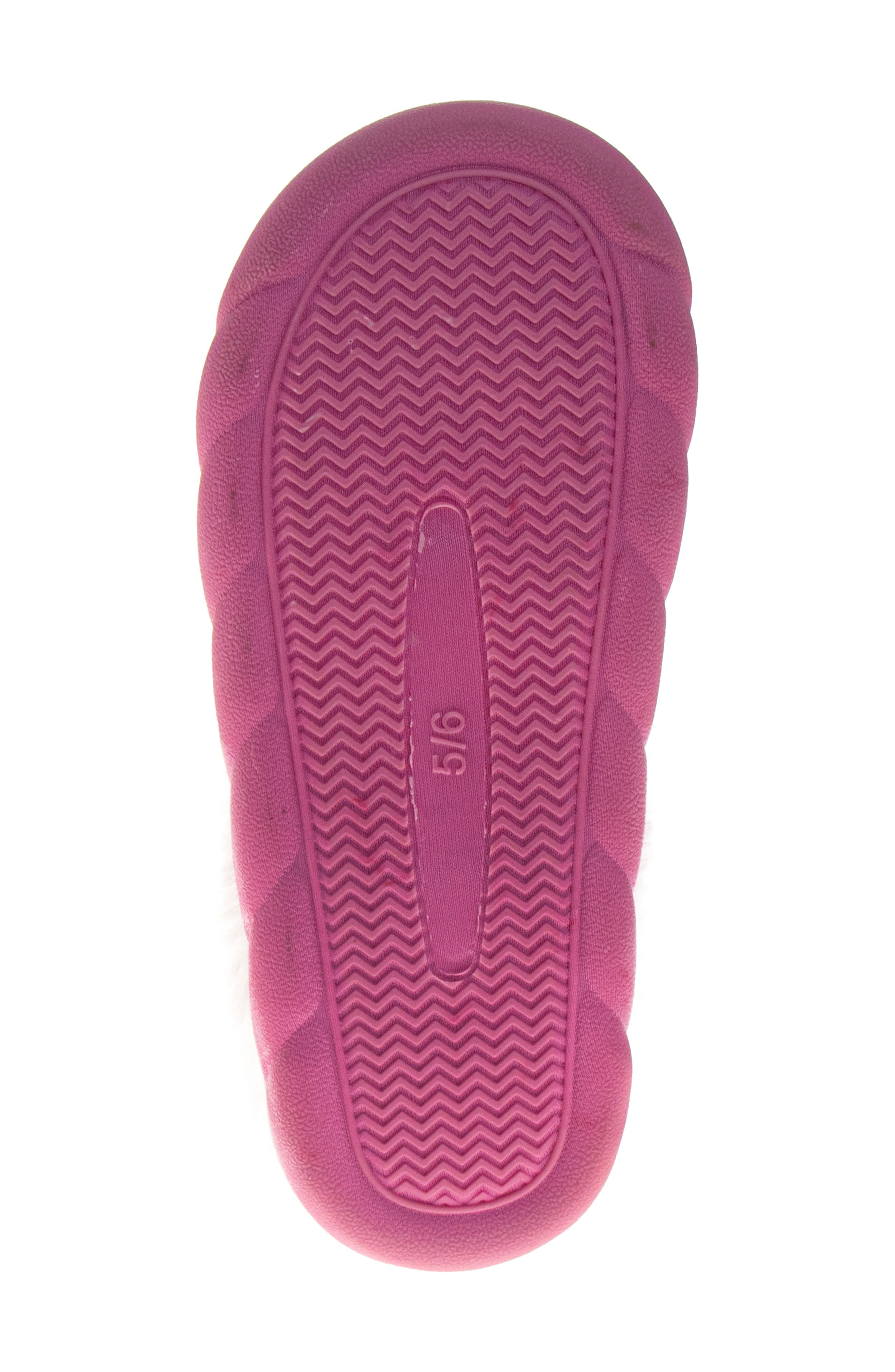 JOSMO Coca-Cola<sup>®</sup> Faux Fur Trim Slipper, Alternate, color, Pink