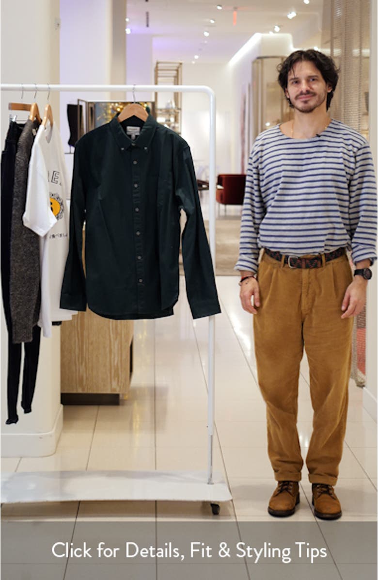 Everyday Slim Fit Cotton Button-Down Oxford Shirt, sales video thumbnail