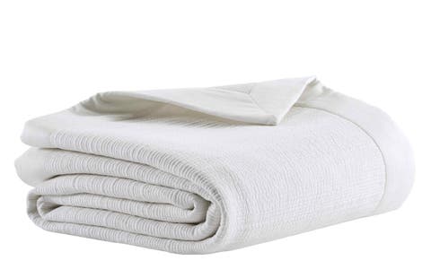 Laela Channel Stitch Cotton Coverlet