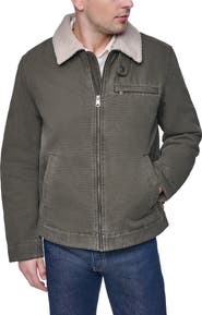Levi's Western Utility Jacket with Faux Shearling Collar