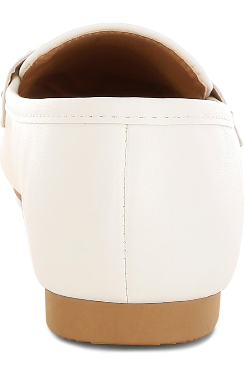 LONDON RAG Dorlina Studded Flat, Alternate, color, White