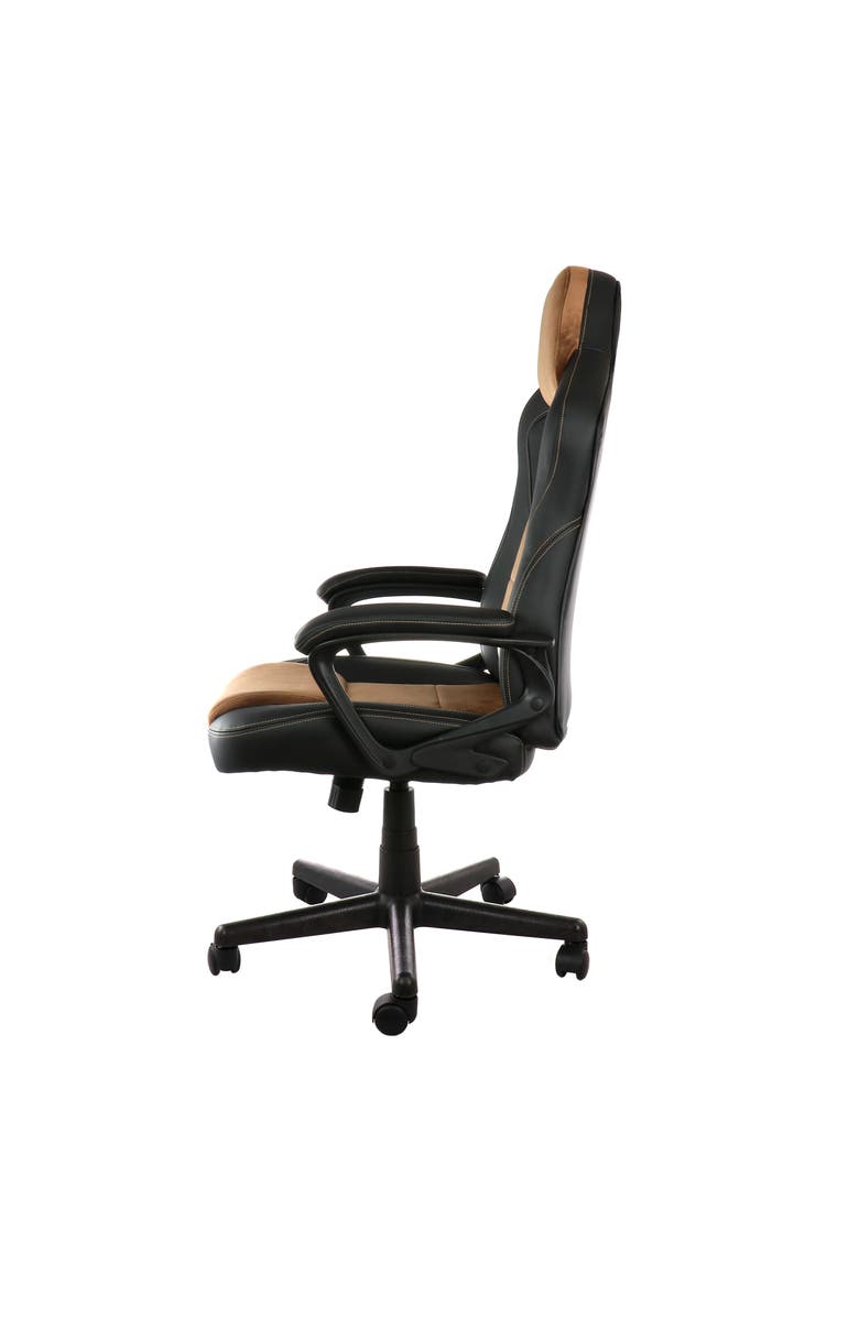 Elama High Back Adjustable Office Chair, Alternate, color, Brown